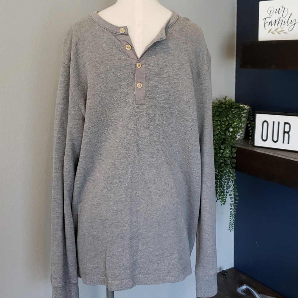 Goodfellow Long Sleeve Gray Shirt